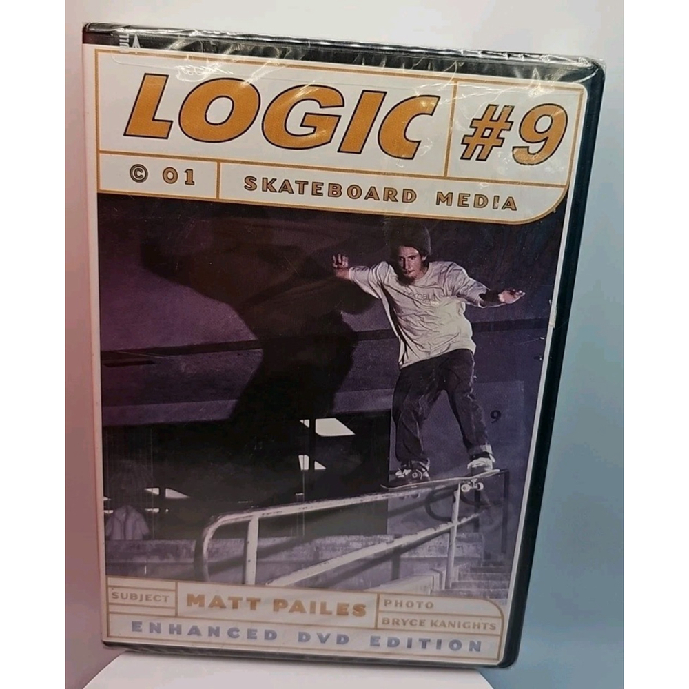 Logic #9 Skateboard Media (DVD, 2002, Region All 0 Free) New Sealed